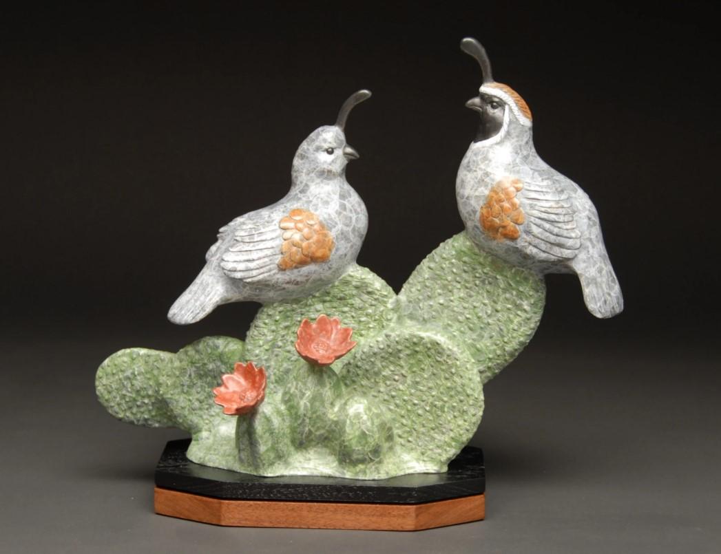 Flor del desierto - Sculpture de Gerald Balciar