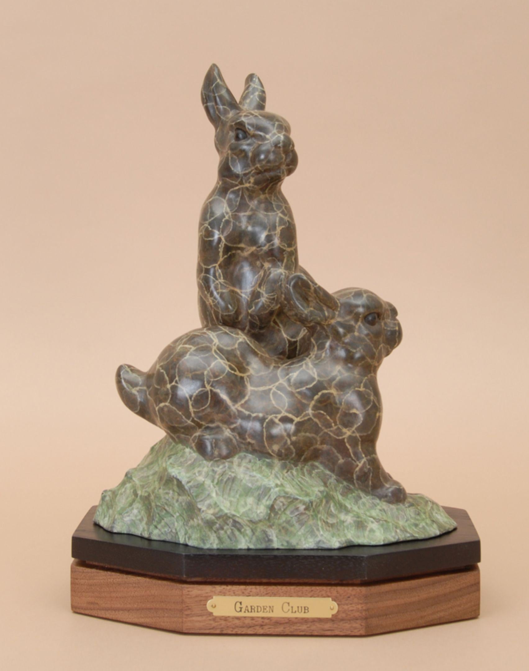 Gerald Balciar Figurative Sculpture - Garden Club