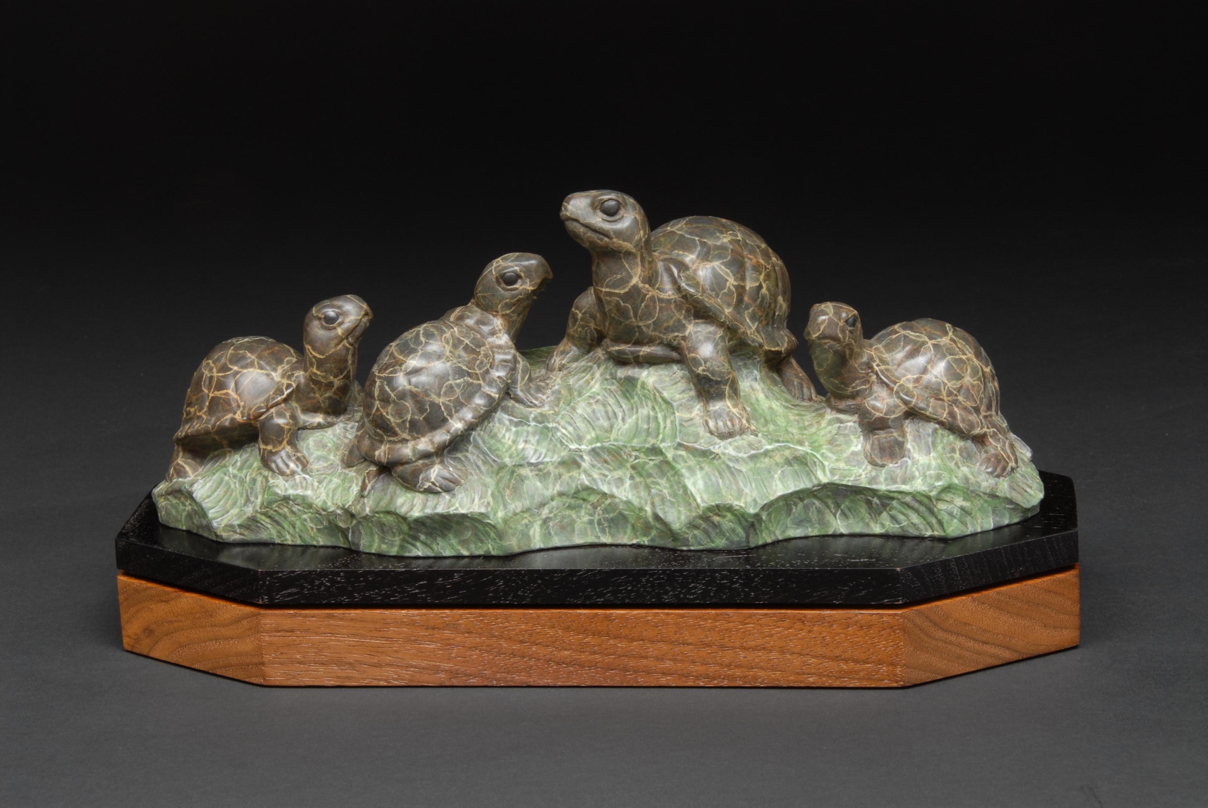 Slowpokes - Sculpture by Gerald Balciar
