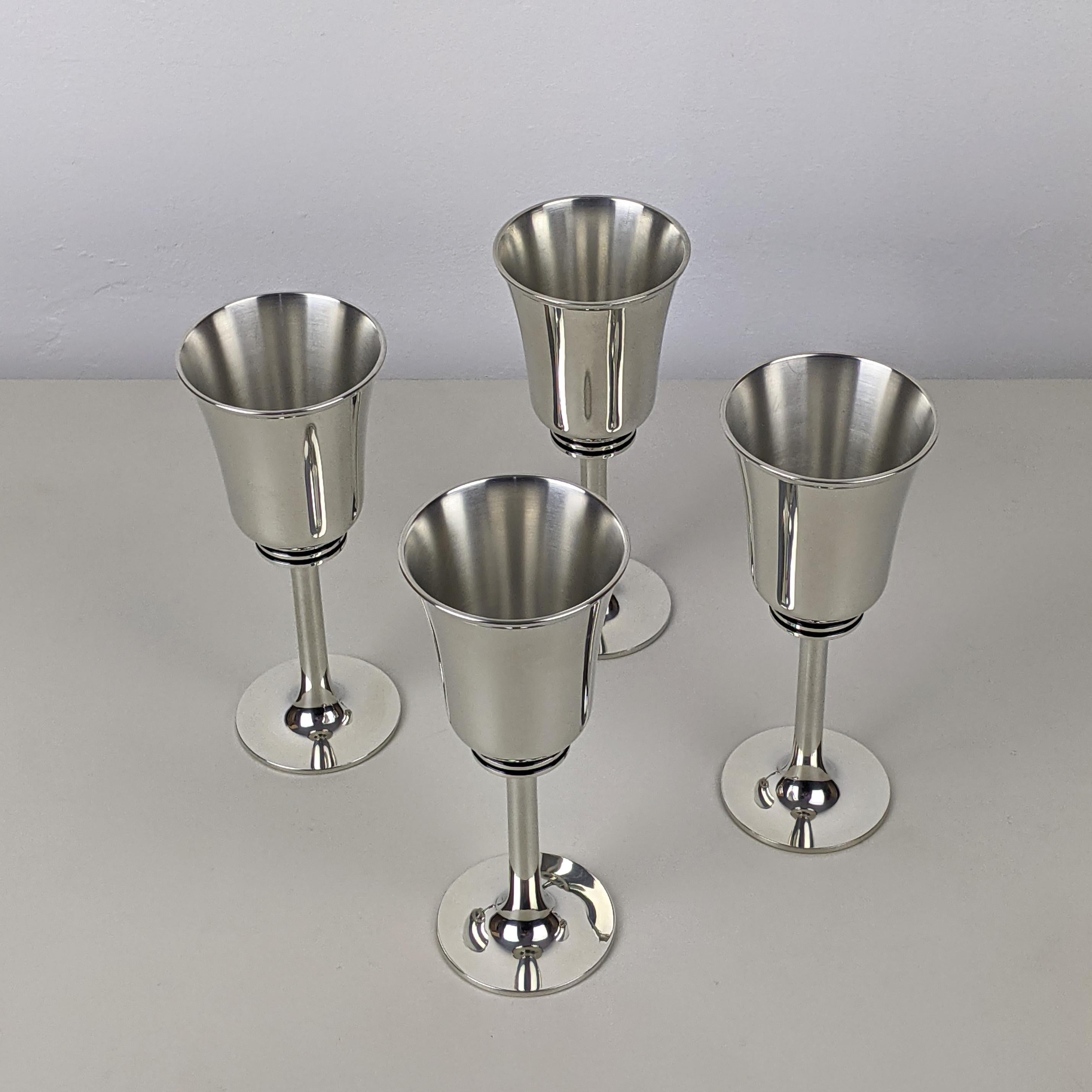 pewter wine goblets