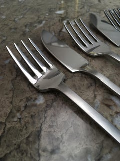 Gerald Benney Stainless Cutlery by Viners of Sheffield, British, 1970s