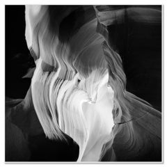 Heart Study 2 — Antelope Canyon Abstract (B&W Photograph), Arizona, USA