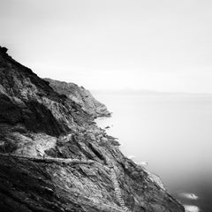 Stairway to Beach, Portugal, fine art black and white photography, landscapes