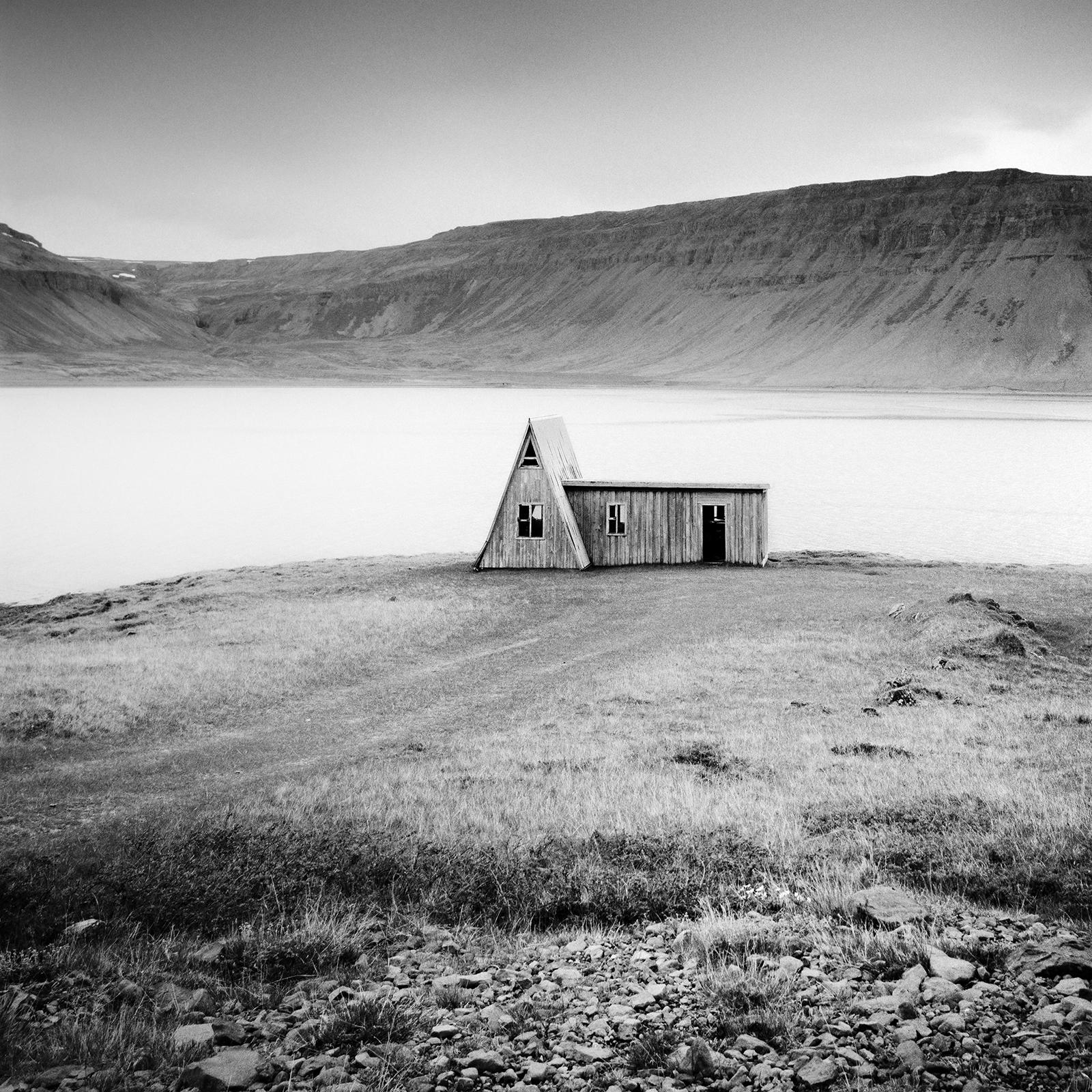 Granja abandonada, Islandia, fotografía en blanco y negro, paisaje, bellas artes en venta 3