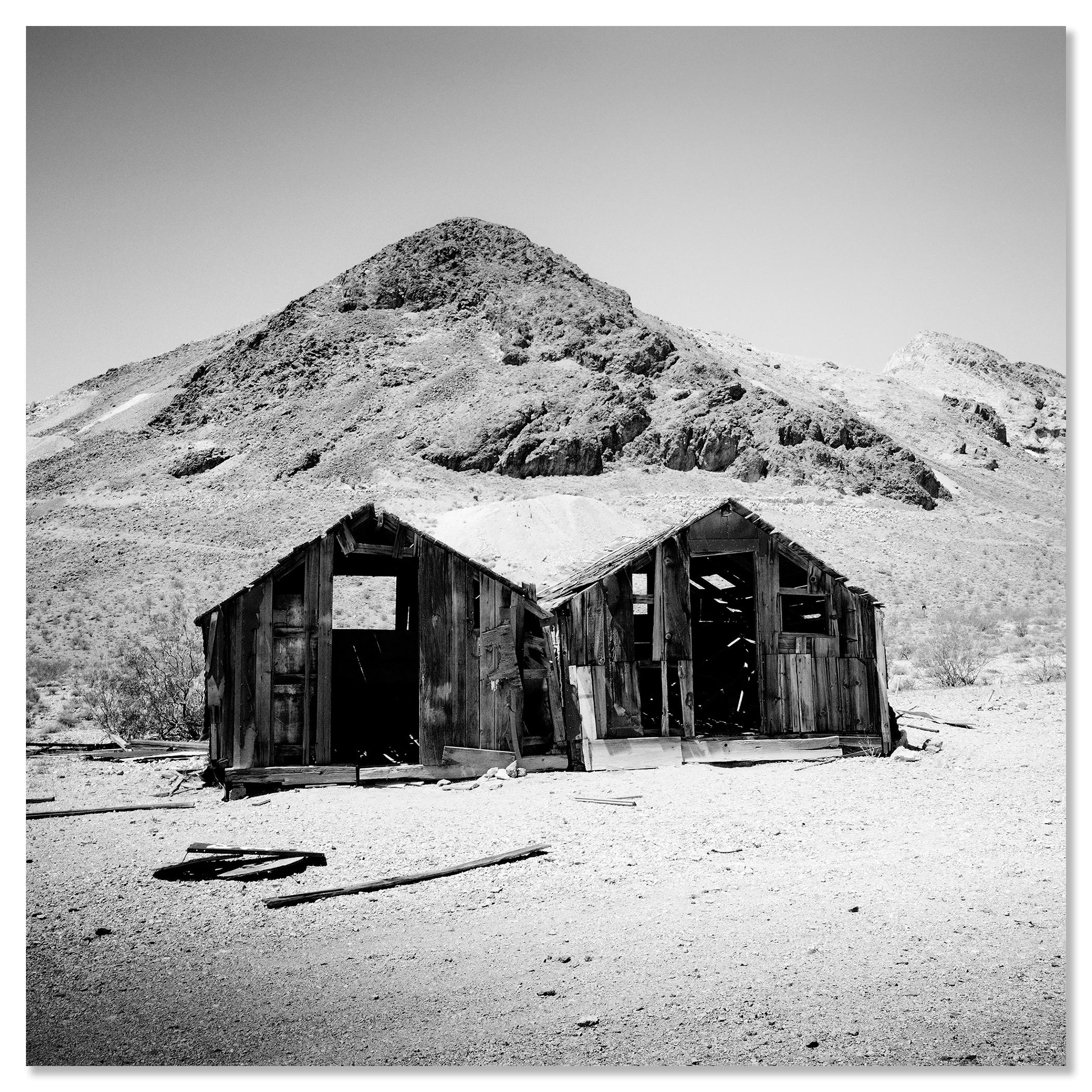 Abandonada, Casa, Desierto, Arizona, EEUU, blanco y negro, paisaje, fotografía en venta 3