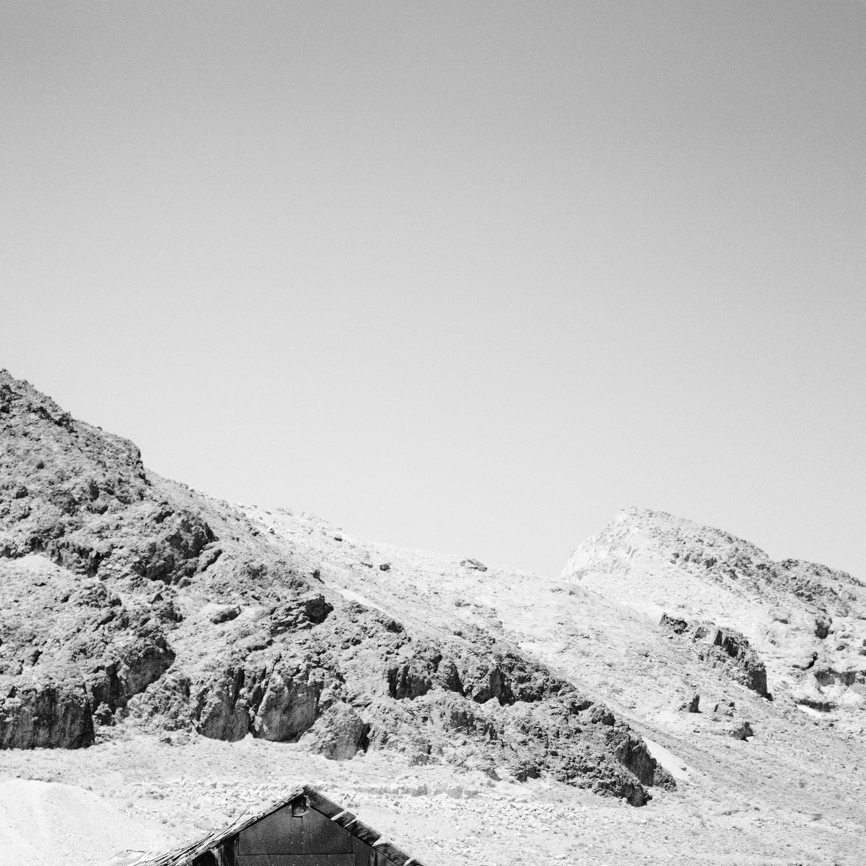 Abandoned, House, Desert, Arizona, USA, black and white landscape photography For Sale 1