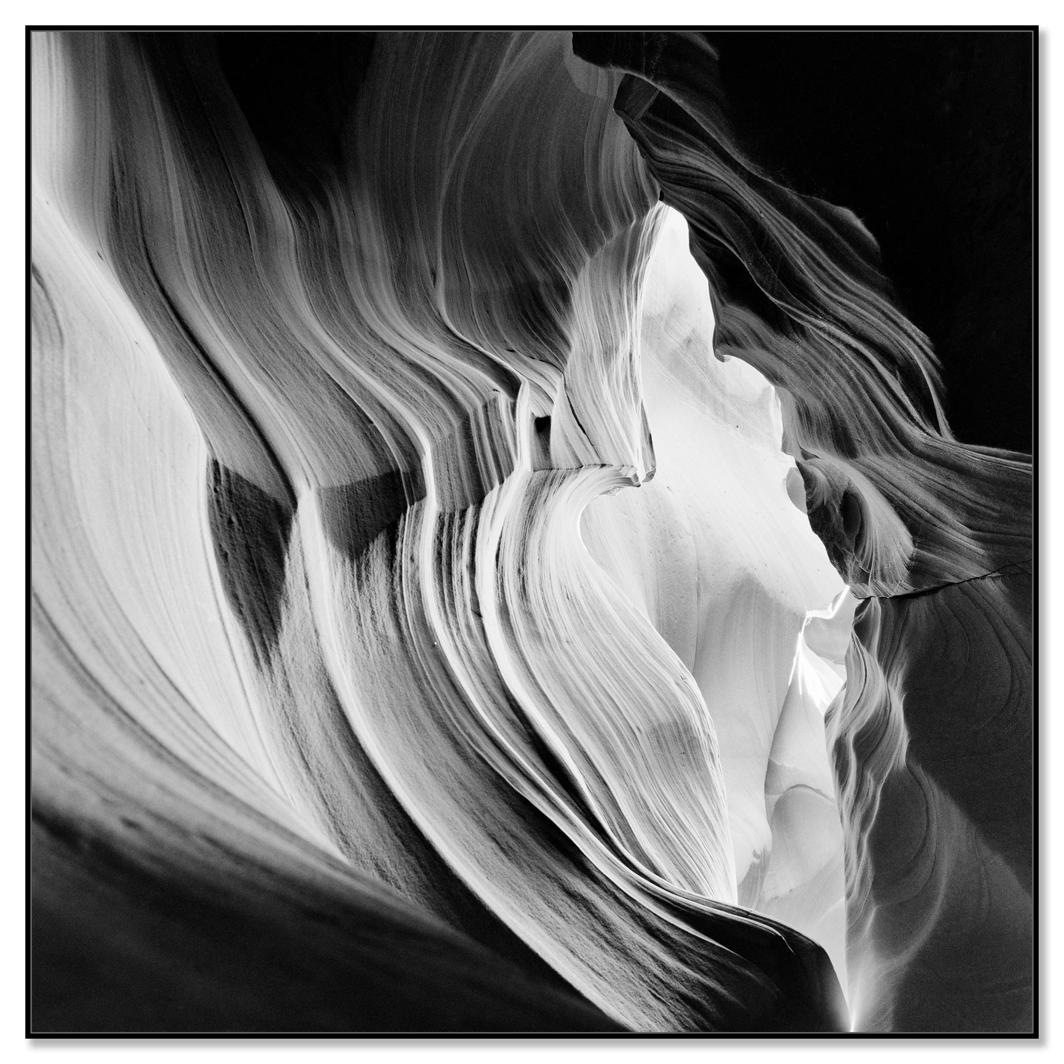 Abstract - Antelope Canyon Monochrome Print Limited Edition Landscape - Photograph by Gerald Berghammer