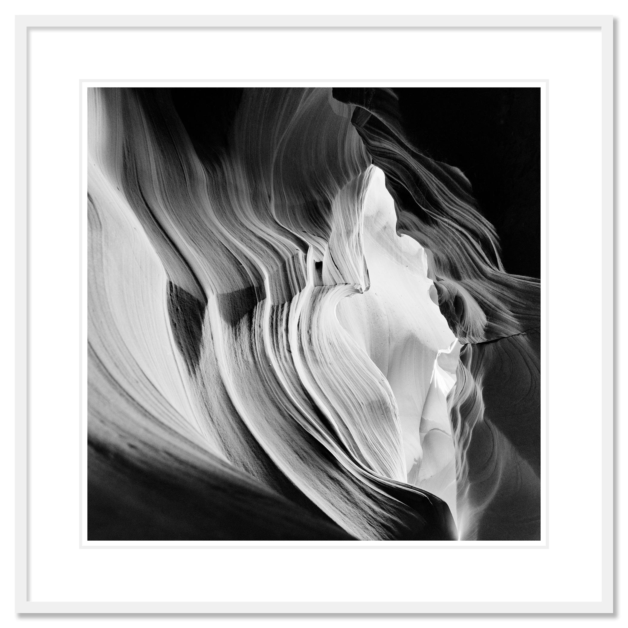 Abstract - Antelope Canyon Monochrome Print Limited Edition Landscape - Contemporary Photograph by Gerald Berghammer
