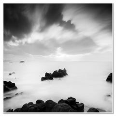 After the Rainbow, France, black and white photography, long exposure, landscape