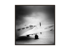 Aereo Beechcraft AT-7 Navigator, Arizona, USA, fotografia artistica in bianco e nero, stampa
