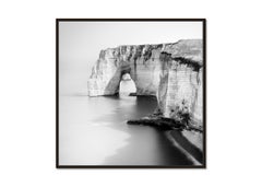Coast d'albâtre, Etretat, France, longue exposition, photographie de paysage d'art