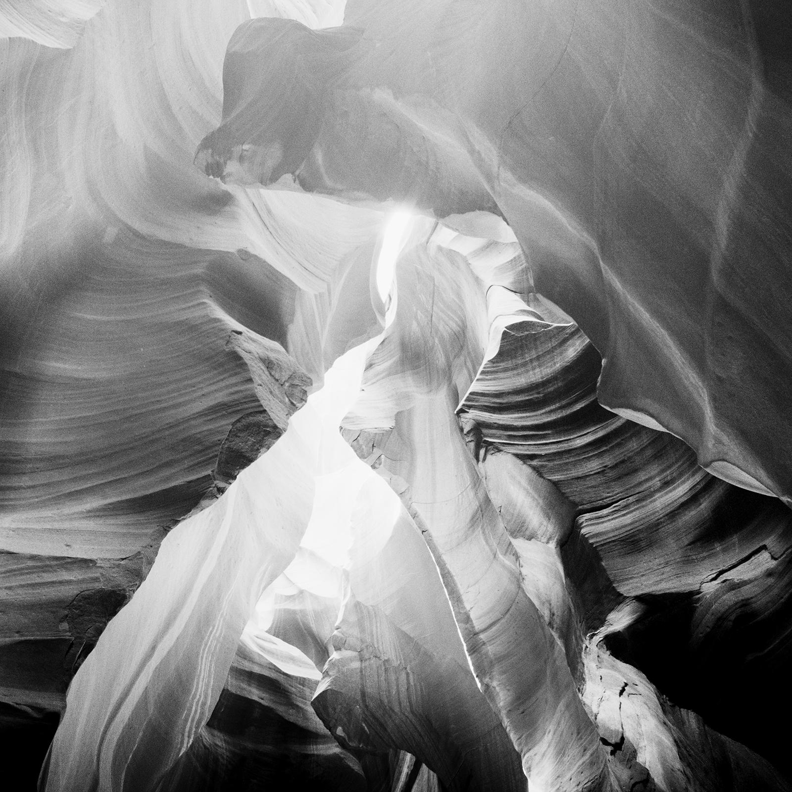Antelope Canyon, Arizona, USA, black and white photography, abstract, landscape For Sale 2