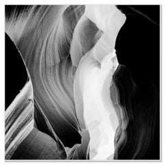 Antelope Canyon Sandstone Abstract – Limited Edition Black and White Photograph