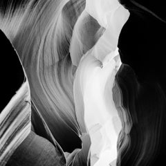 Antelope Canyon Rock Formation USA fotografia in bianco e nero paesaggio artistico