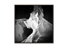 Antelope Canyon, Detail, USA, abstract monochrome photograph, limited edition