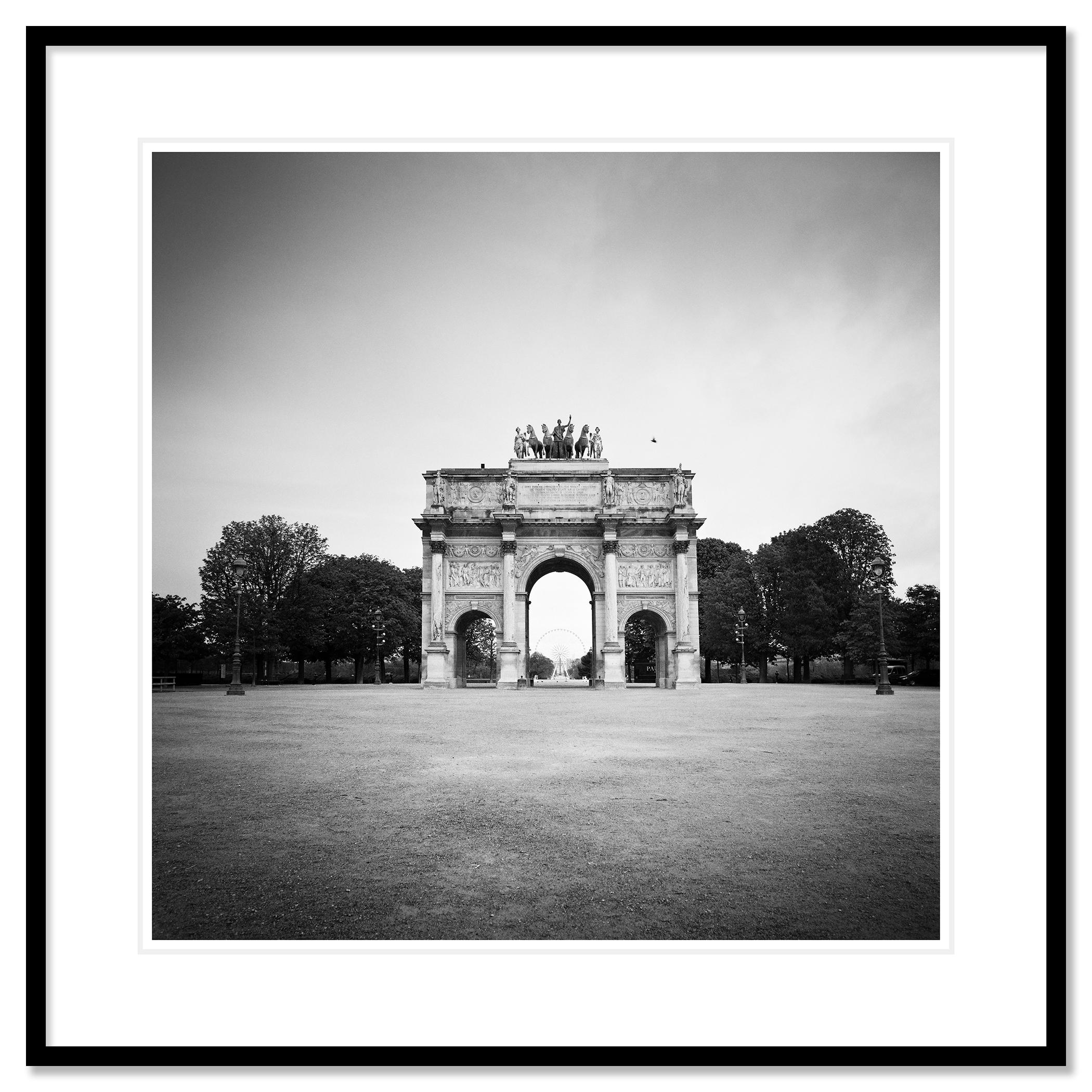 Arc de Triomphe du Carrousel, Paris, photographie noir et blanc, édition limitée en vente 1