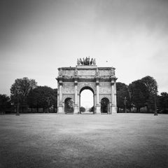 Arc de Triomphe du Carrousel, Paris, black and white photograph, limited edition