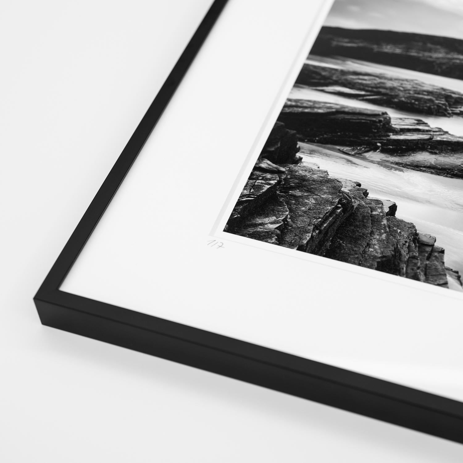  As Catedrais Beach, black and white photography, waterscape, landscape, framed For Sale 3