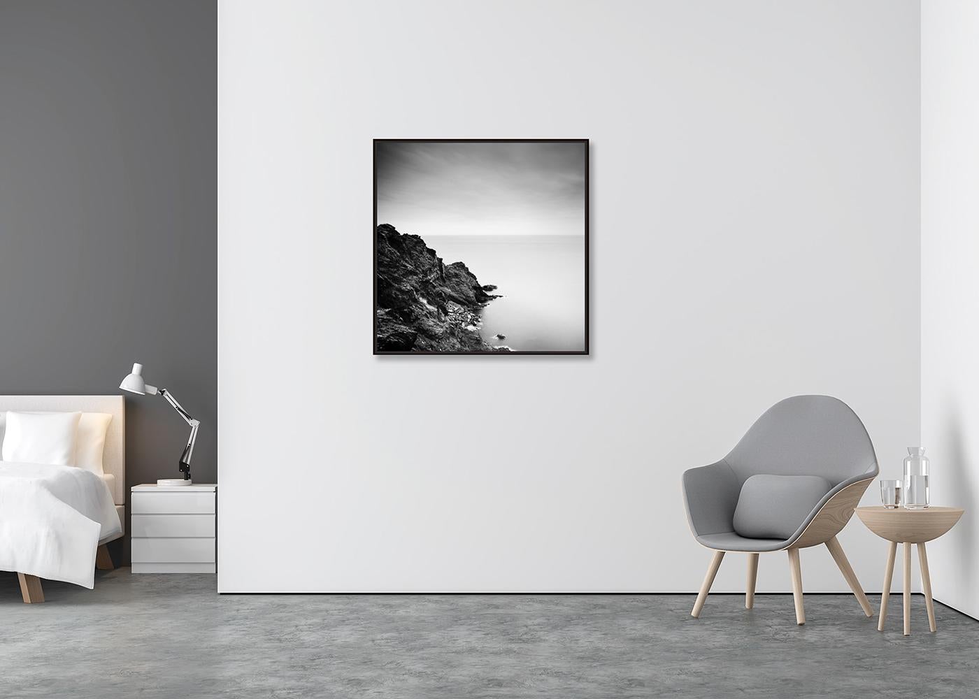Atlantic Coast, monchrome photograph, minimalist landscape, limited edition - Contemporary Photograph by Gerald Berghammer