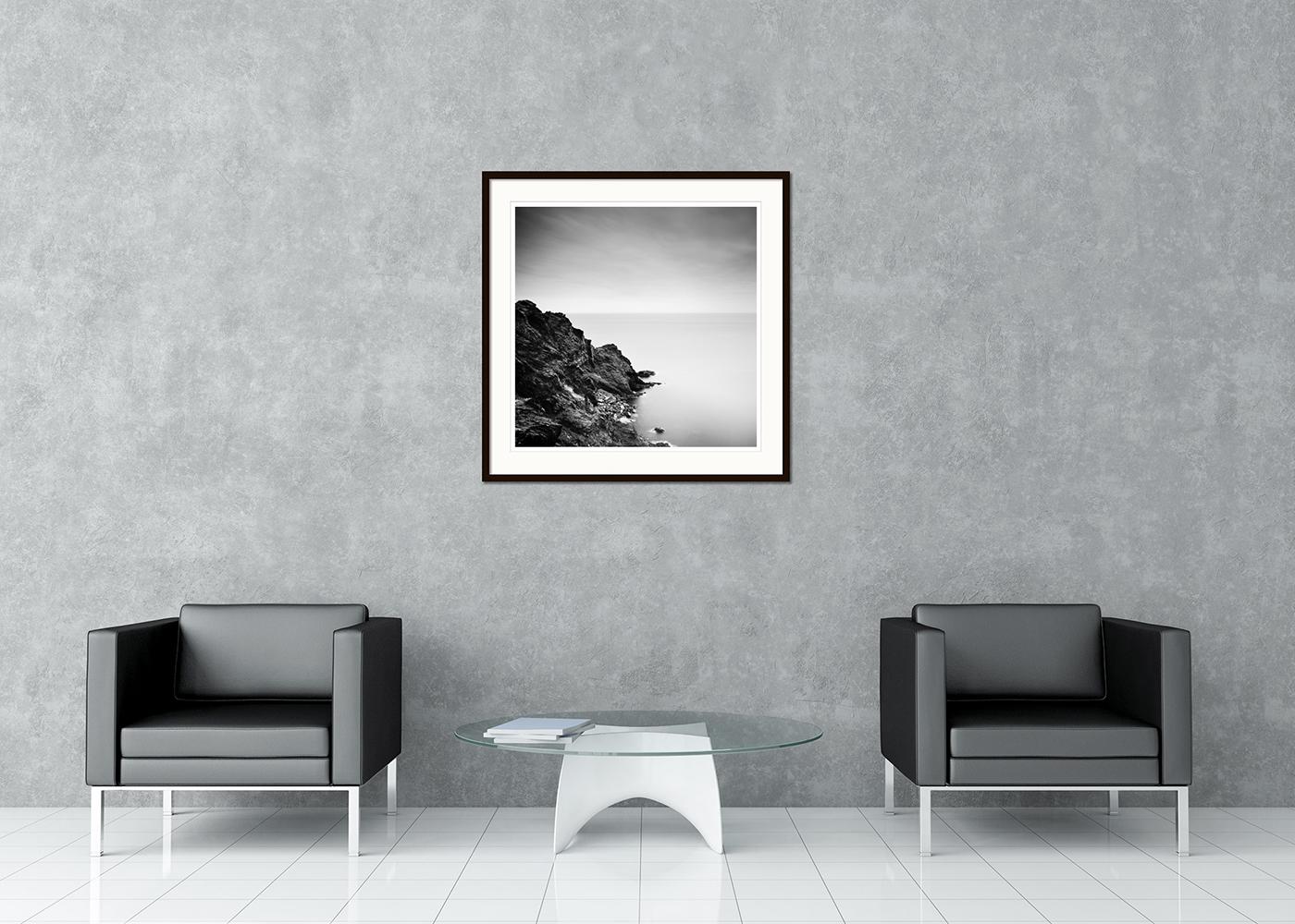 Black and white fine art long exposure waterscape - landscape photography. Archival pigment ink print as part of a limited edition of 9. All Gerald Berghammer prints are made to order in limited editions on Hahnemuehle Photo Rag Baryta. Each print