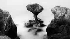 Attratto dal mare, Formazione rocciosa, fotografia di paesaggio minimalista, limitato