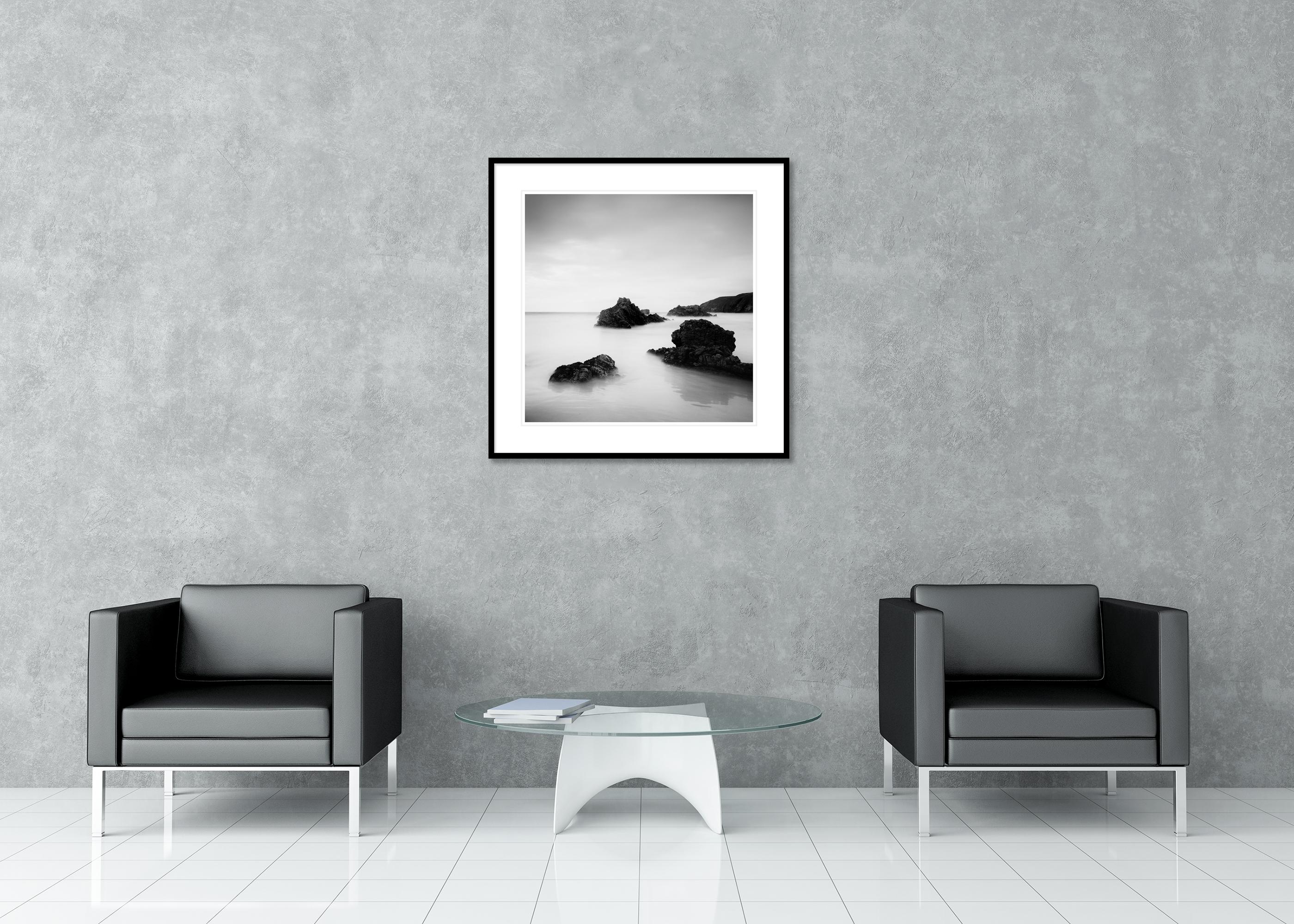 Plage Whiting, littoral, Écosse, photographie de paysage en noir et blanc en vente 2