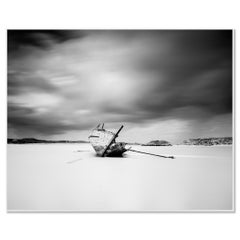 Bad Eddies Boat, Ireland, black and white photograph, limited edition, landscape