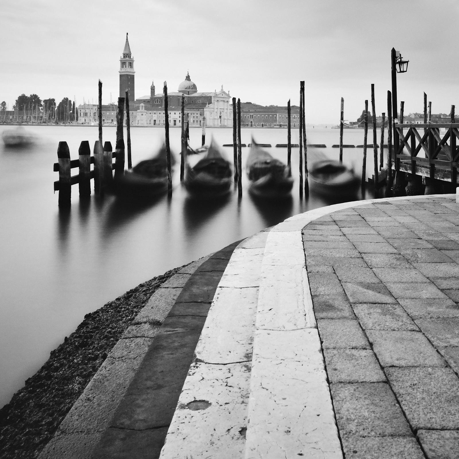   Basilica di San Giorgio Maggiore, black and white photography, art cityscape For Sale 2