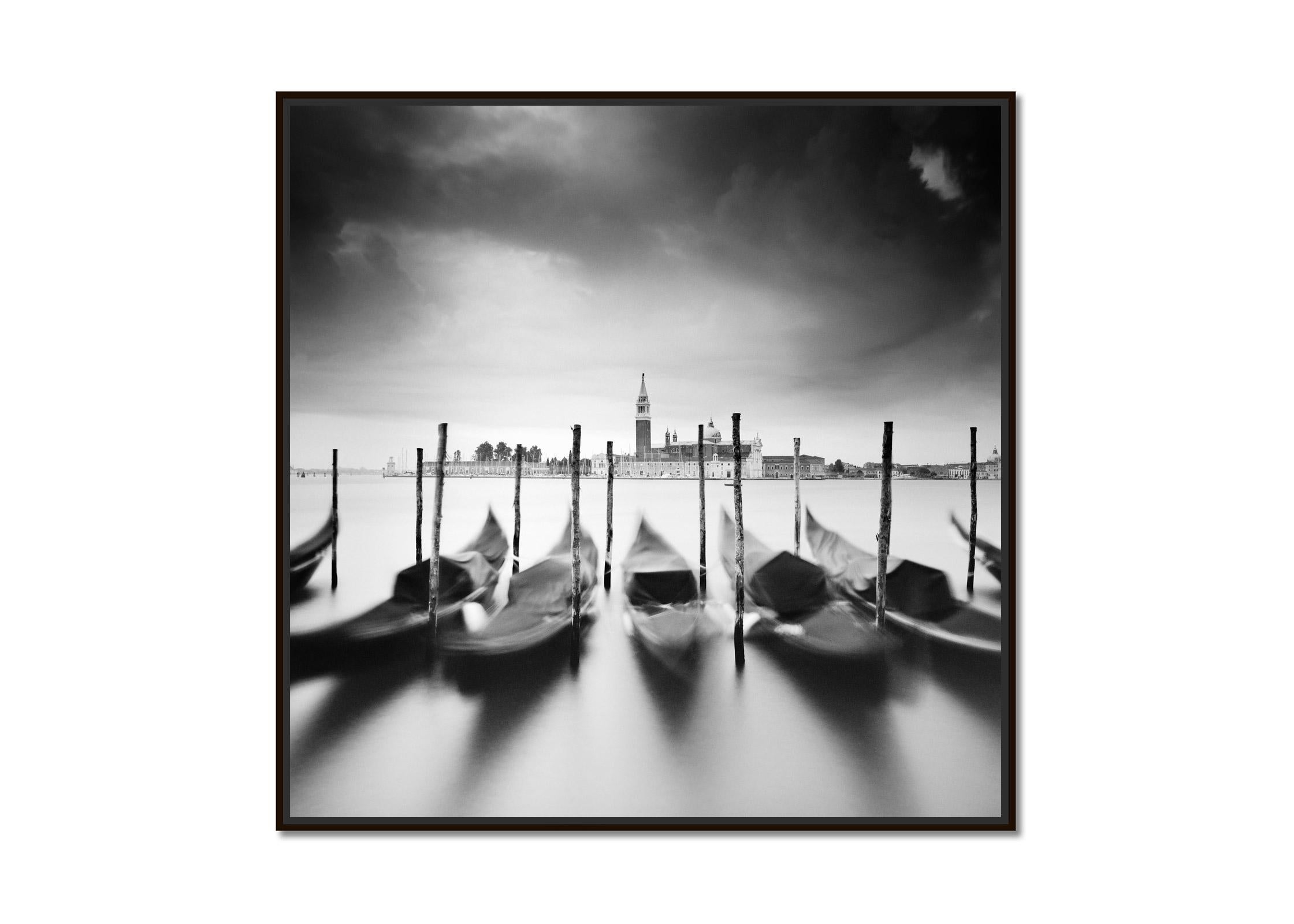   Basilica di San Giorgio Maggiore, Venice, black and white fine art photography - Photograph by Gerald Berghammer