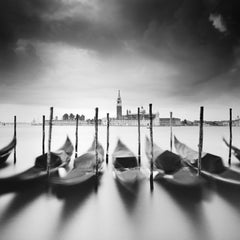   Basilique de San Giorgio Maggiore, Venise, photographie d'art en noir et blanc