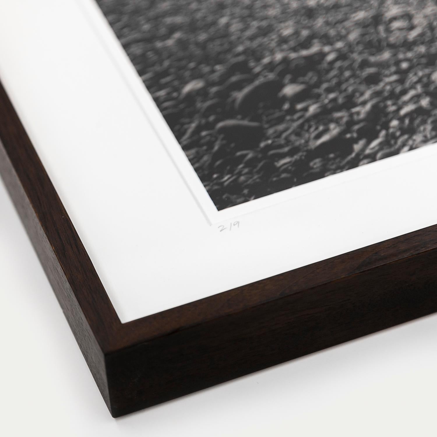 Gerald Berghammer - Limited Edition 2/9
Silver Gelatin Prints, Selenium Toned, Printed 2019
Signed, numbered, dated by Artis.
Handmade wood frame, dark-brown, natural white archival Passepartout, anti-reflection white glass, UV-protection 70, metal
