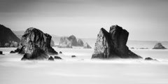 Strand von Silencio, monochrome Meereslandschaftsfotografie, Druck in limitierter Auflage