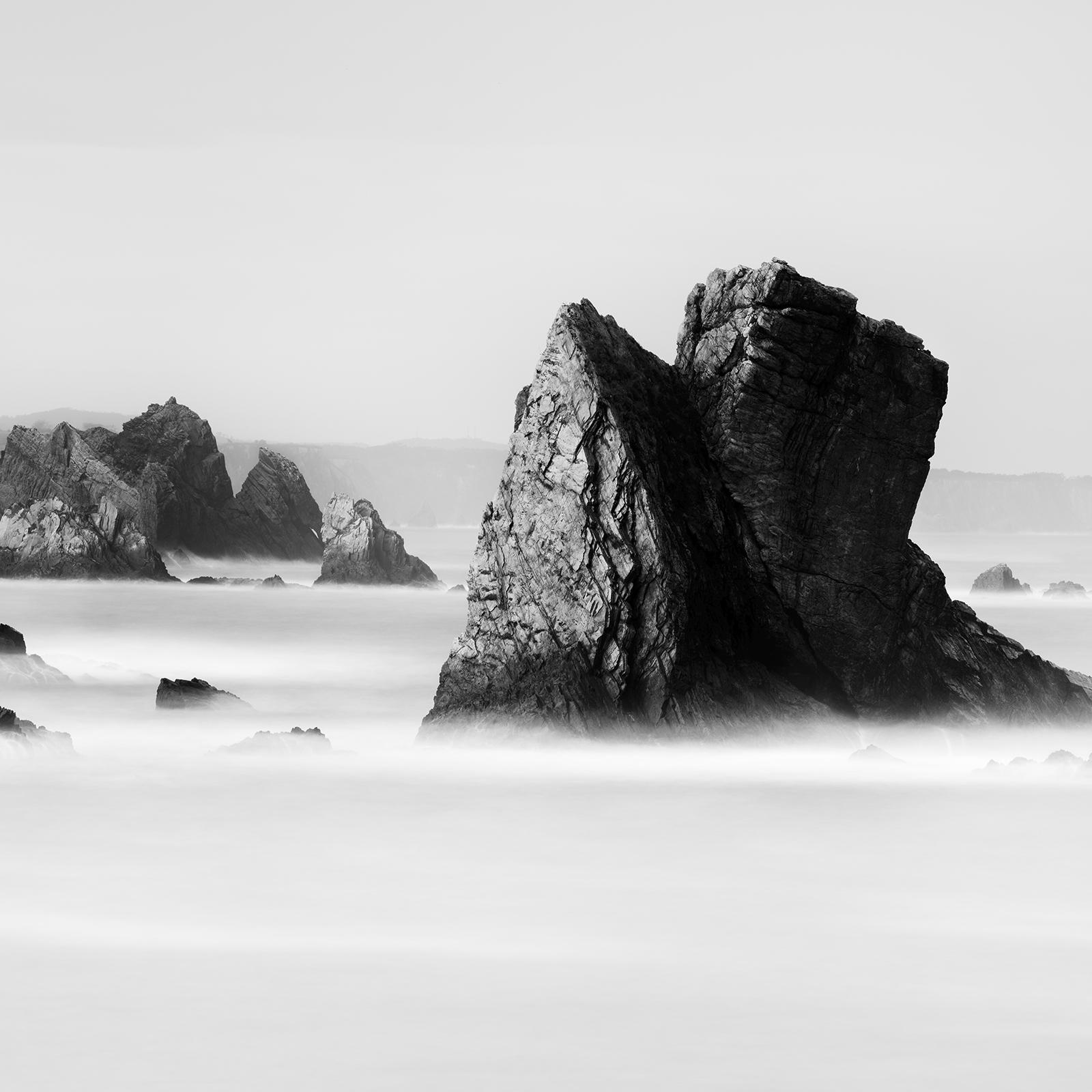 Beach of Silencio, Rocks, Cantabrian Coast, fine art seascape photography print For Sale 5