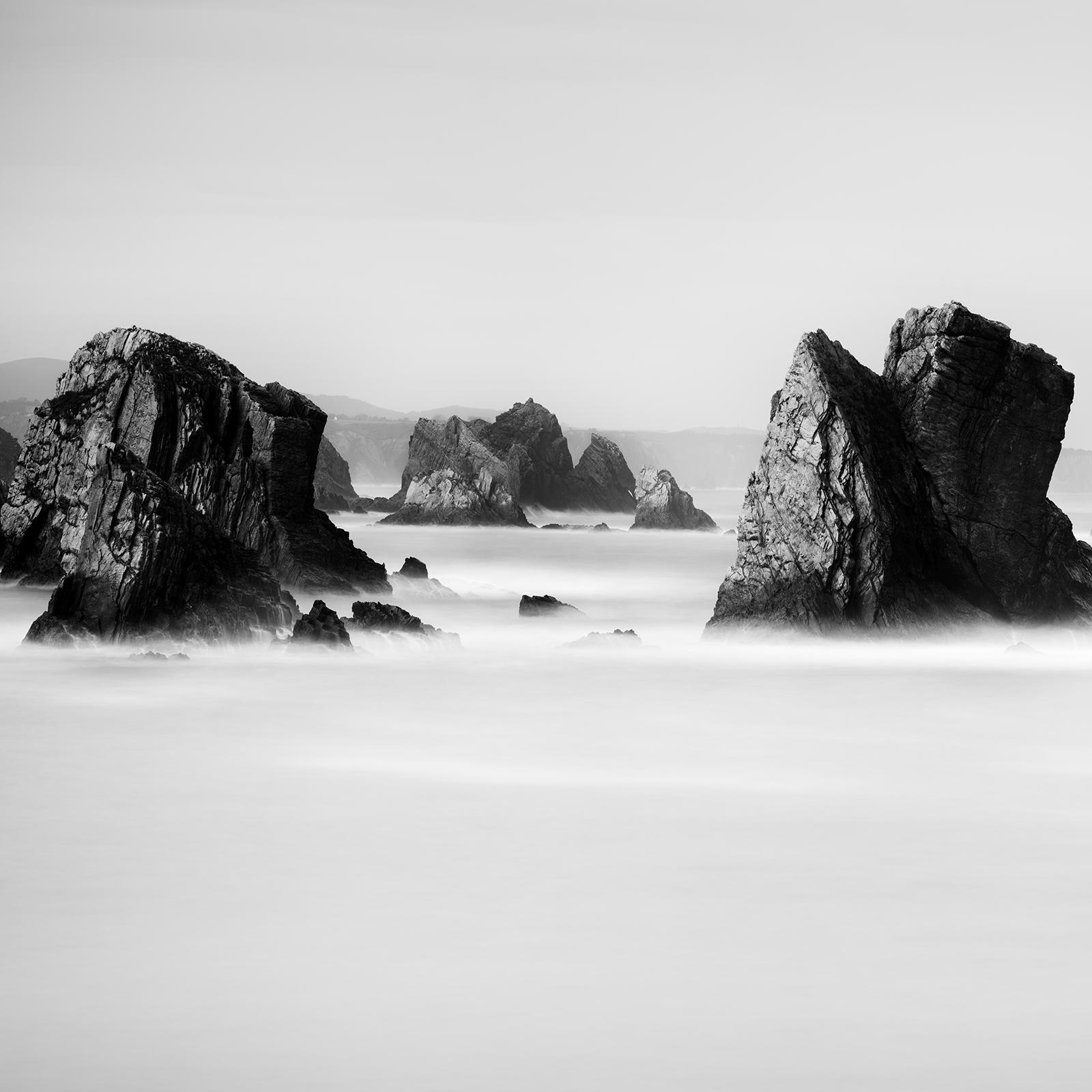 Beach of Silencio, Rocks, Cantabrian Coast, fine art seascape photography print For Sale 3