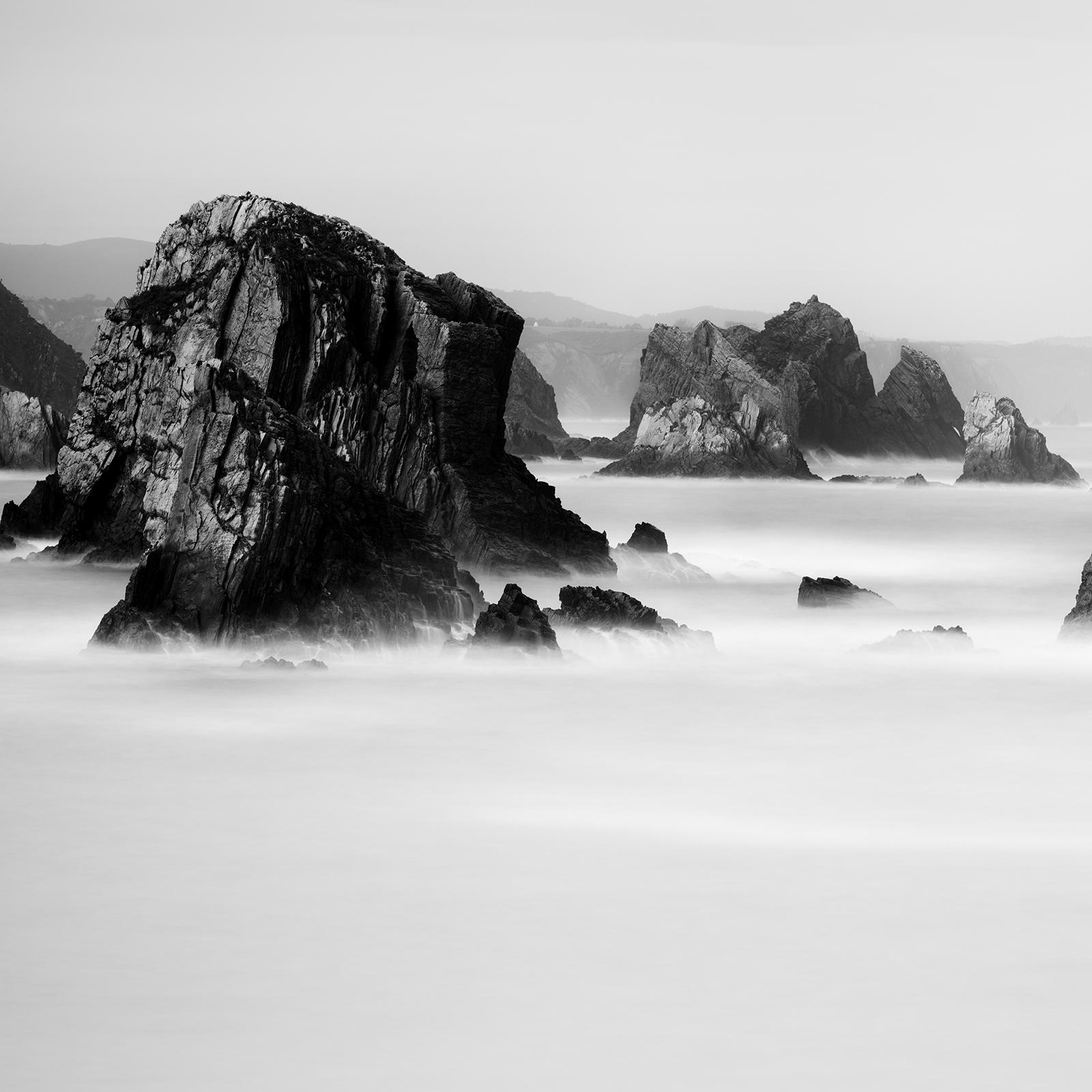 Beach of Silencio, Rocks, Cantabrian Coast, fine art seascape photography print For Sale 4
