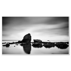 Panorama de rocas de playa, Costa, Francia, Paisaje marino, Paisaje, Edición limitada