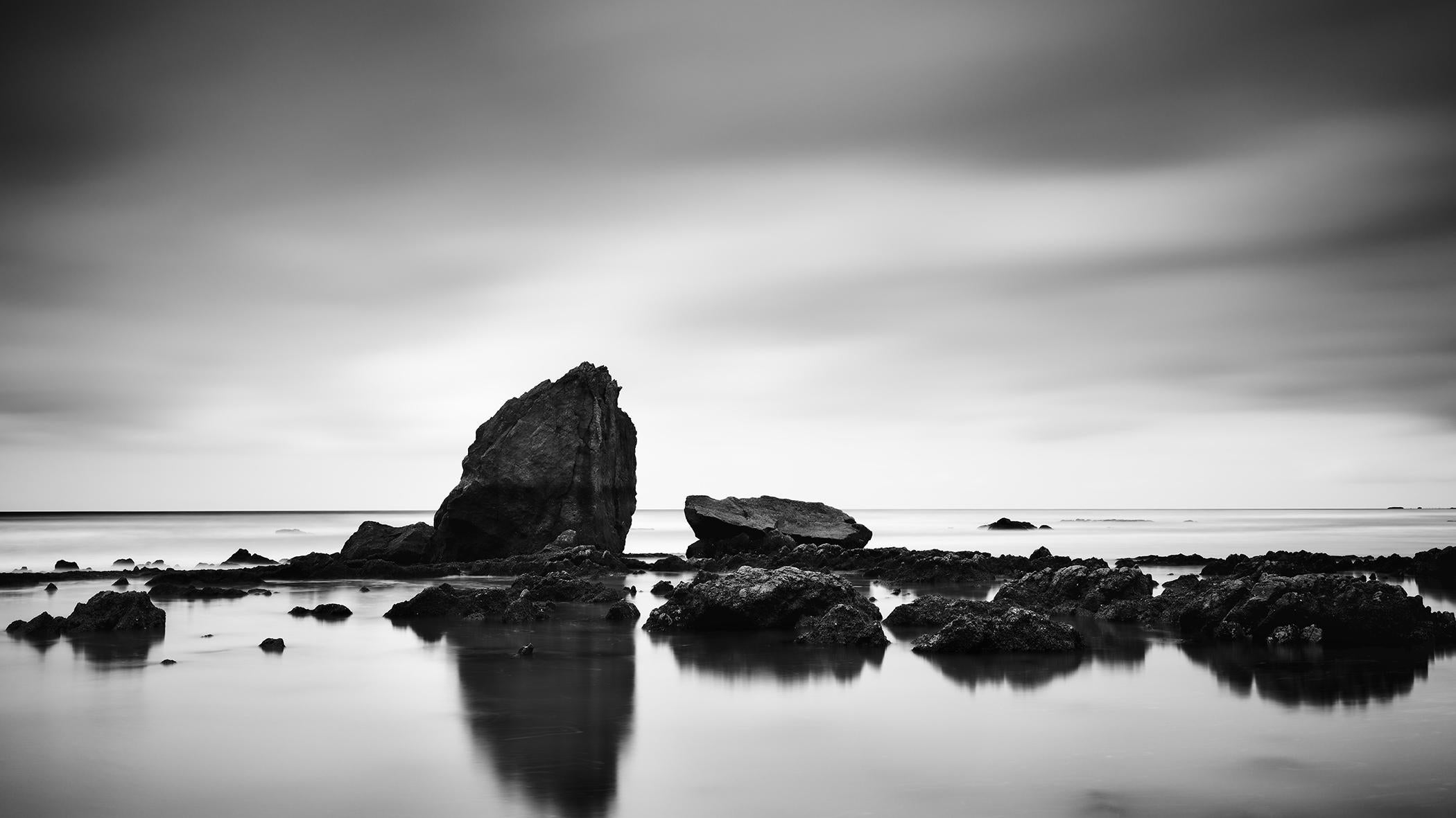 Landscape Photograph de Gerald Berghammer - Panorama de rocas de playa, Costa, Francia, Paisaje marino, Paisaje, Edición limitada