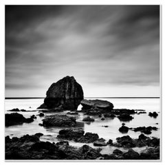 Beach Rock Study, Atlantic Shoreline, photographie en noir et blanc à tirage limité