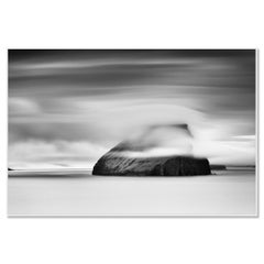 Black and White Long-Exposure Seascape Photograph, Koltur Island, Faroe Islands