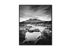 Black Cuillin Hills, Scozia, paesaggio in bianco e nero, fotografia, limitata