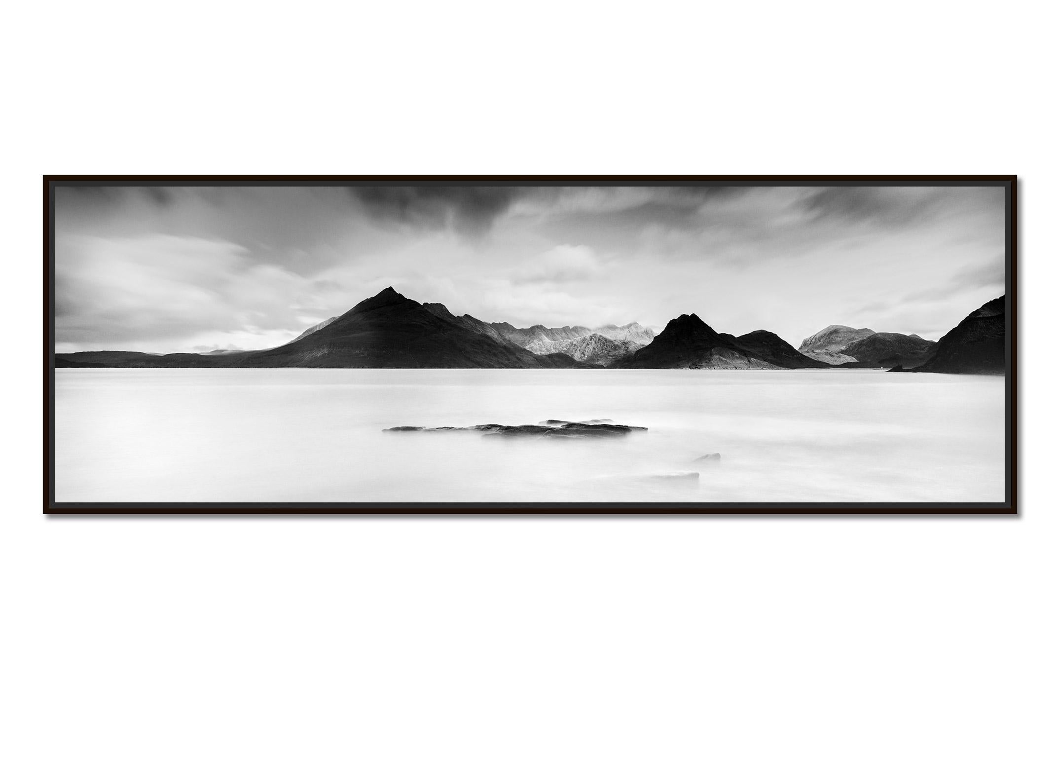 Black Mountains long exposure Scotland black white art landscape photography - Photograph by Gerald Berghammer