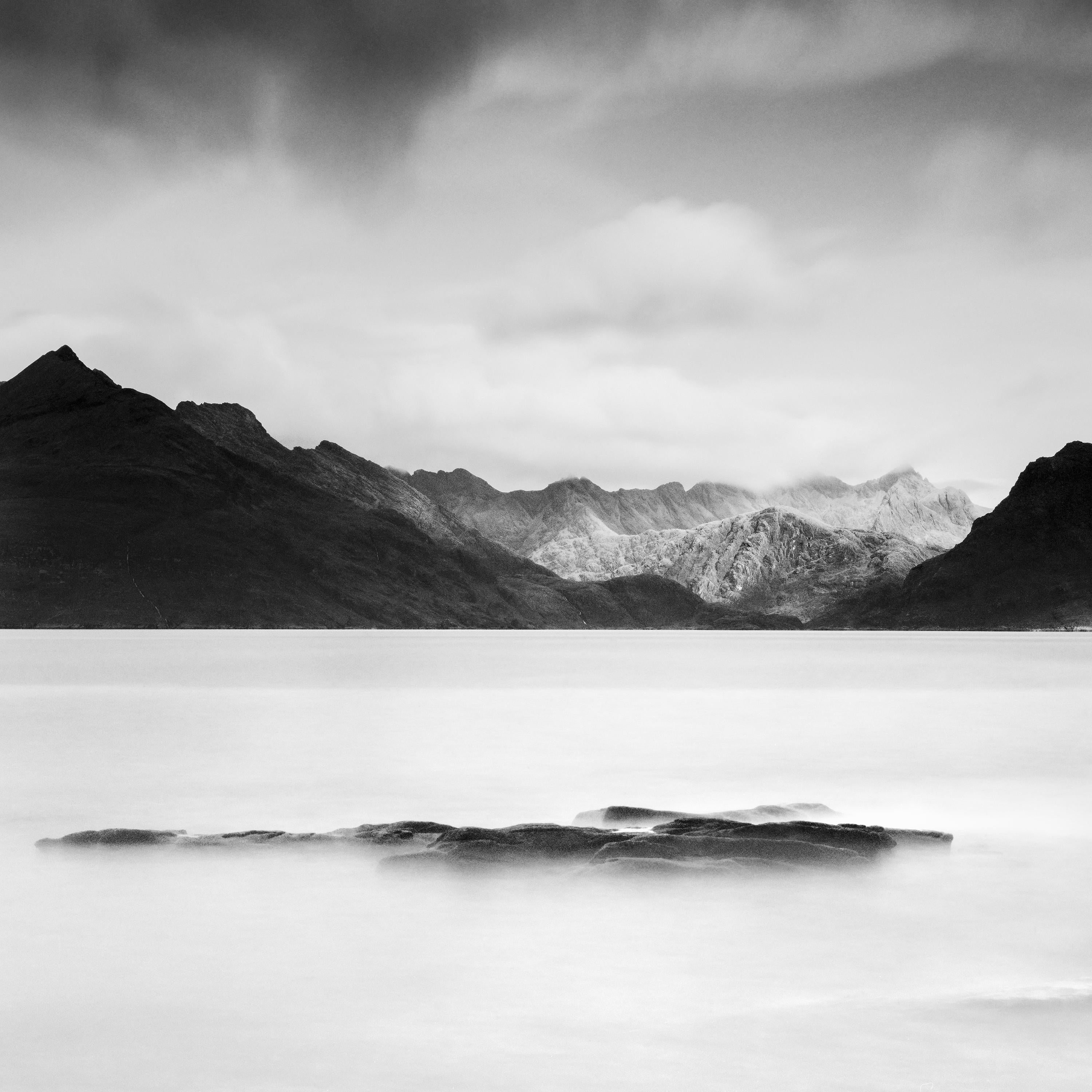 Black Mountains long exposure Scotland black white art landscape photography For Sale 4