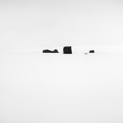 Black Rocks Iceland minimalist black and white