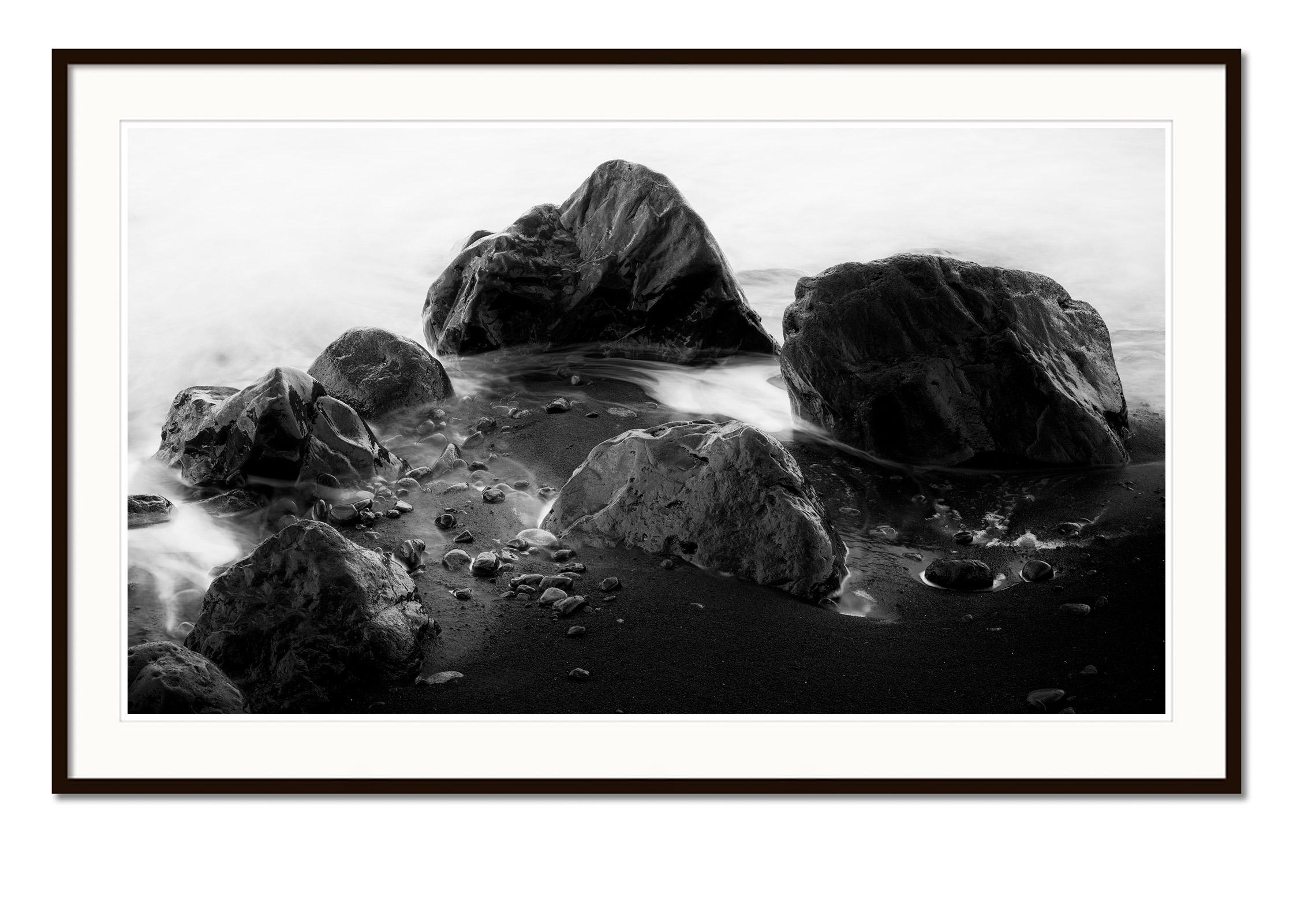 Black and white fine art long exposure waterscape - landscape photography. Archival pigment ink print as part of a limited edition of 9. All Gerald Berghammer prints are made to order in limited editions on Hahnemuehle Photo Rag Baryta. Each print