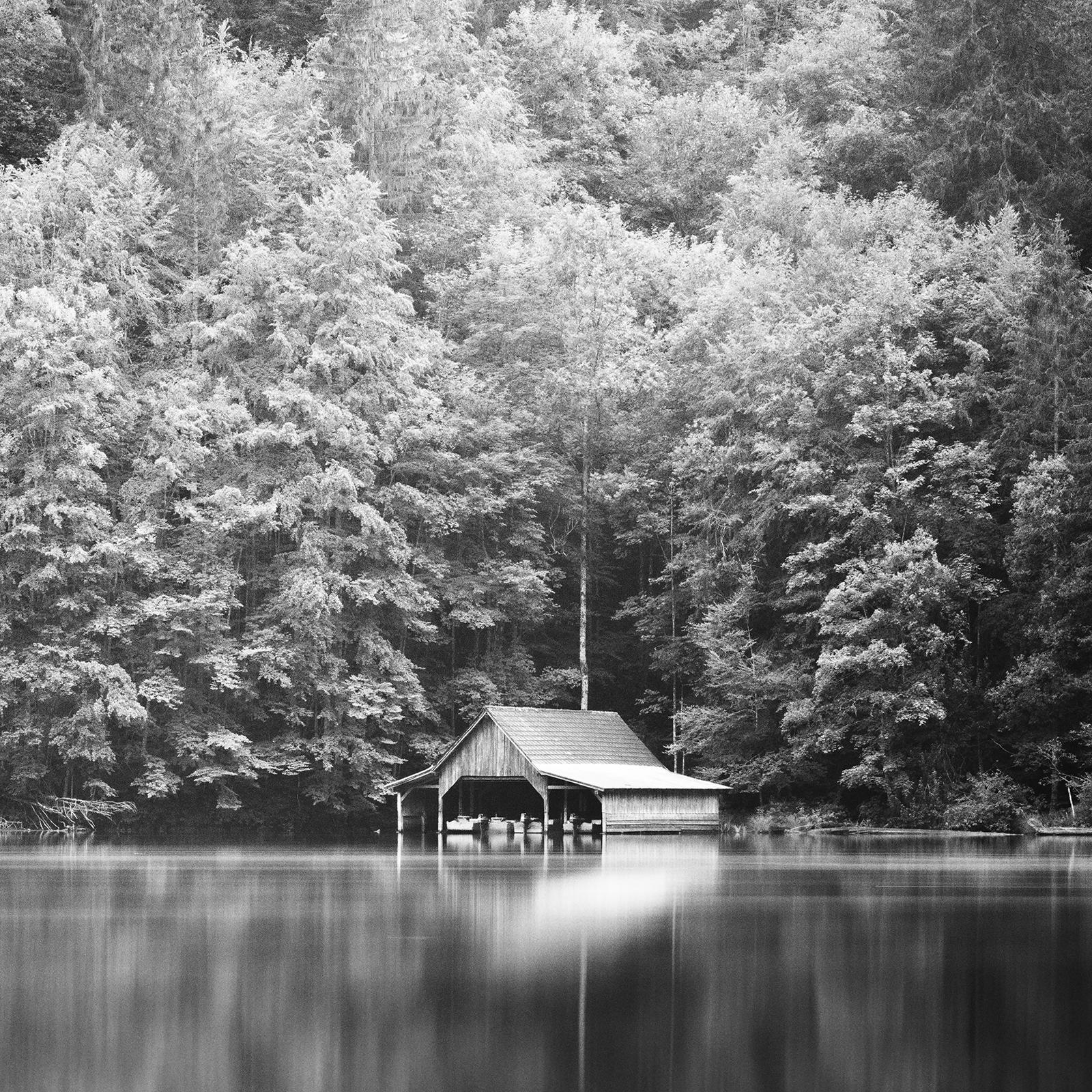 Barchessa del Lago di Montagna, Austria,  fotografia in bianco e nero, paesaggio in vendita 3