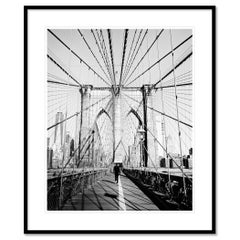 Brooklyn Bridge New York City USA black and white photography cityscape