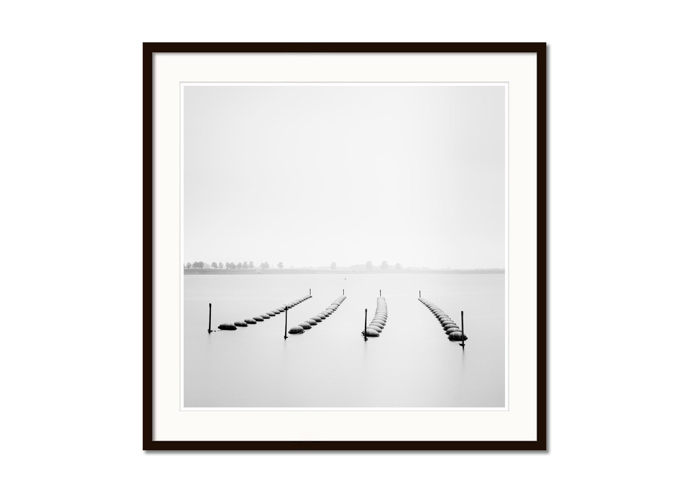 Black and white fine art long exposure waterscape - landscape photography print. Archival pigment ink print, edition of 9. Signed, titled, dated and numbered by artist. Certificate of authenticity included. Printed with 4cm white