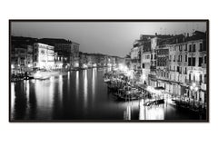 Canal Grande, Venezia, paesaggio urbano monocromatico, stampa d'archivio in edizione limitata