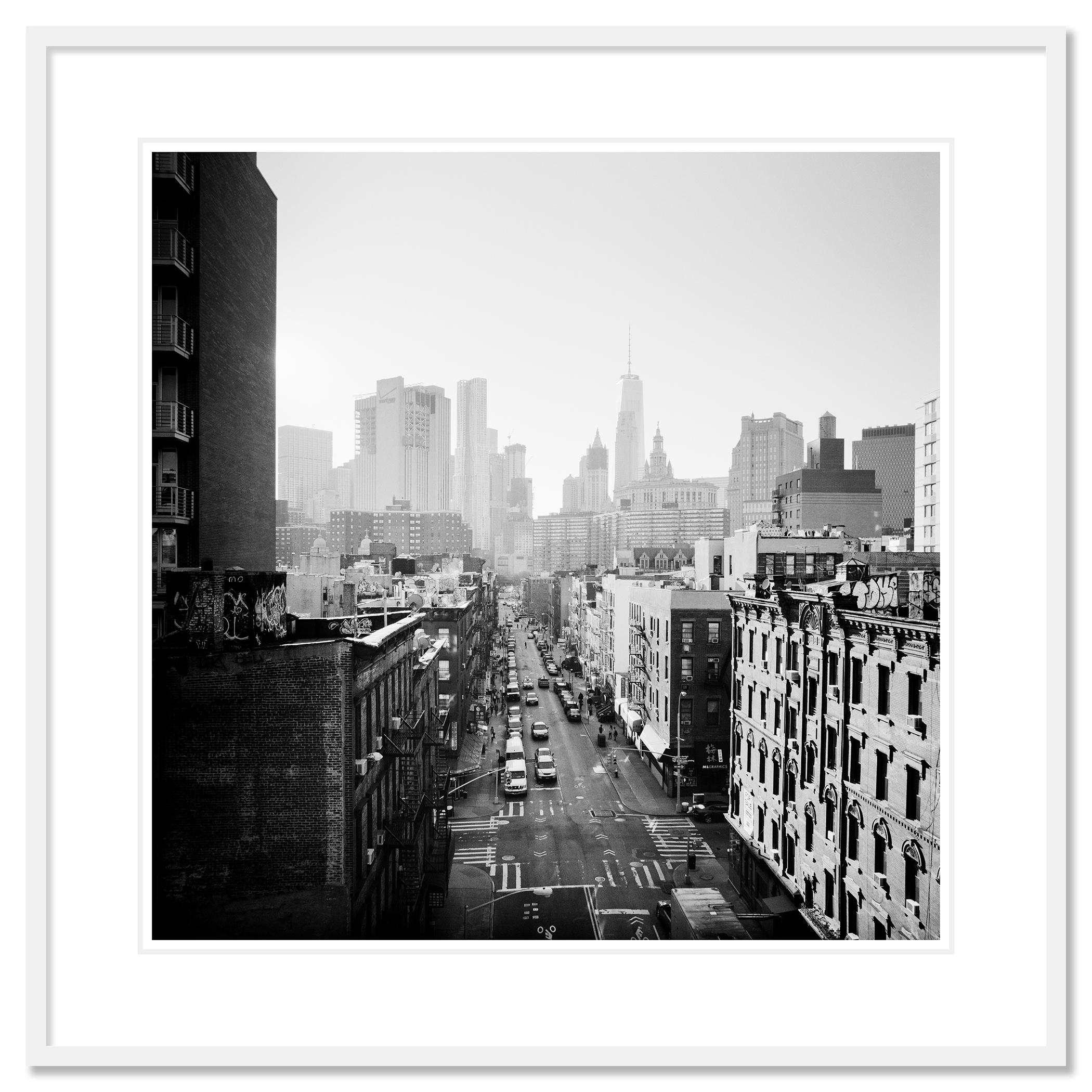 Chinatown, Skyline, New York City, photographie en noir et blanc, édition limitée en vente 1