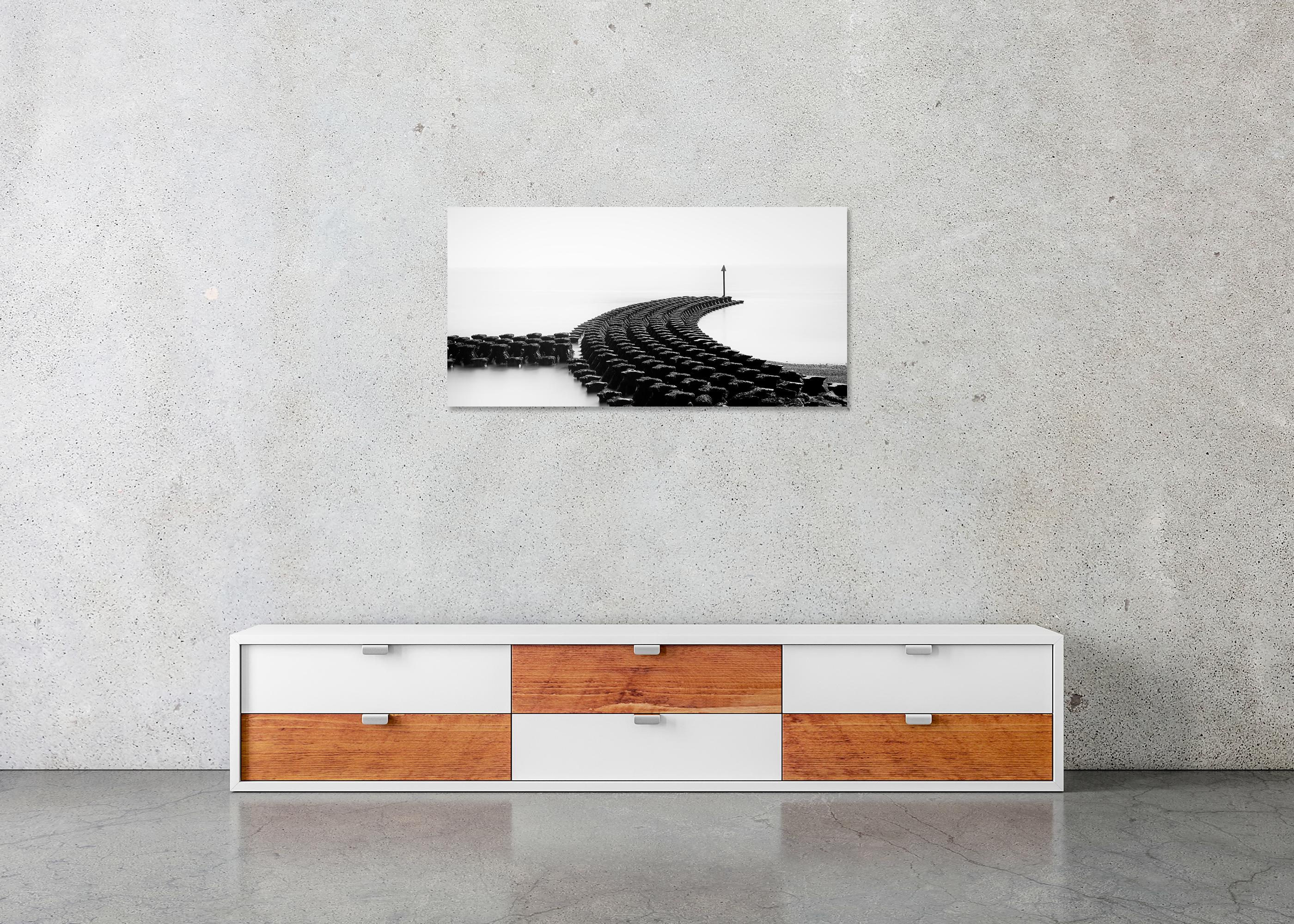 Panorama de Cobbolds Point  paysage marin, brise-vagues  Angleterre - édition limitée en vente 4